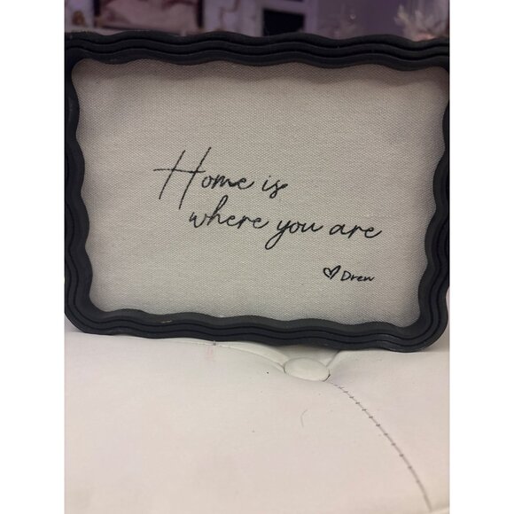 Double-Sided Drew Barrymore Home Decor Sign Canvas Frame Inspirational - Picture 1 of 14